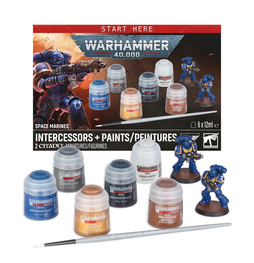 Space Marines: Intercessors + Paints - Short Code: 60-11