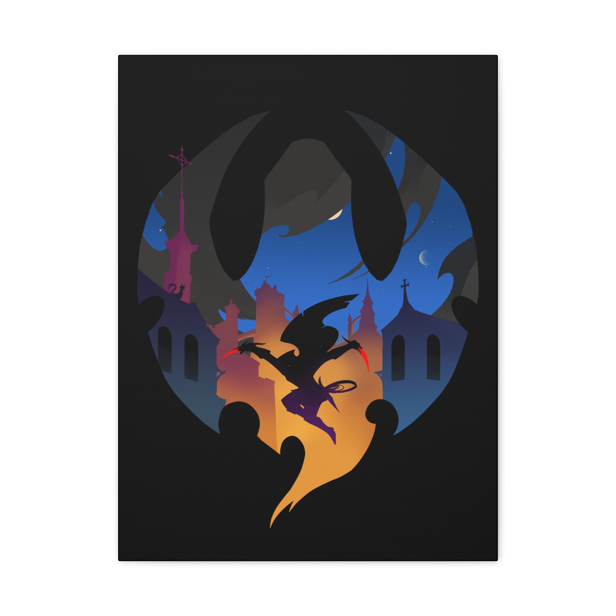 ROGUE CLASS SILHOUETTE CANVAS GALLERY WRAPS