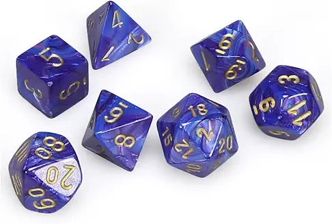 7-Die Set Lustrous: Purple/Gold