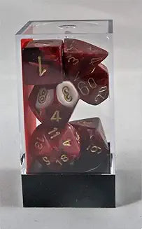 7-Die Set Vortex: Burgundy/Gold