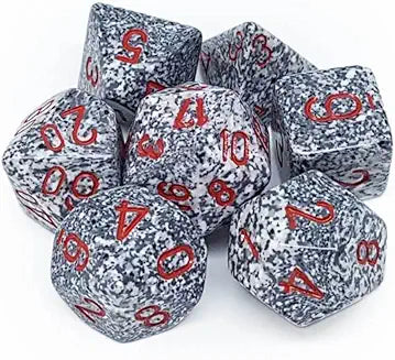 7-Die Set Speckled: Granite