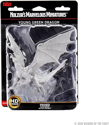 D&D Nolzur's Marvelous Miniatures: Unpainted Minis- Wave 8- Young Green Dragon