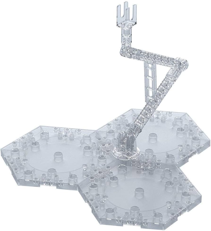 Gundam Model Kit Accessories: Action Base 4 (Clear)