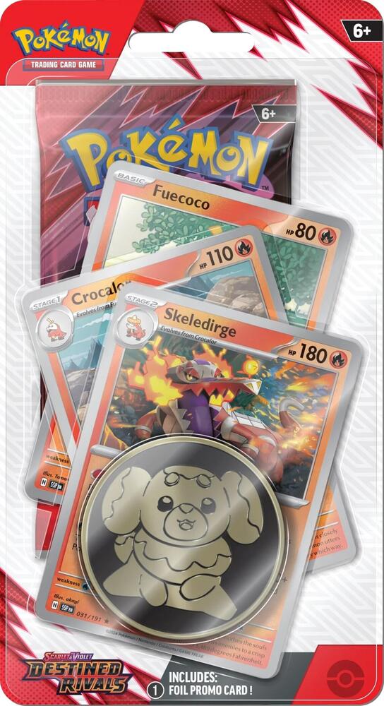 Pokemon: Destined Rivals - Checklane Blister (Skeledirge Line)