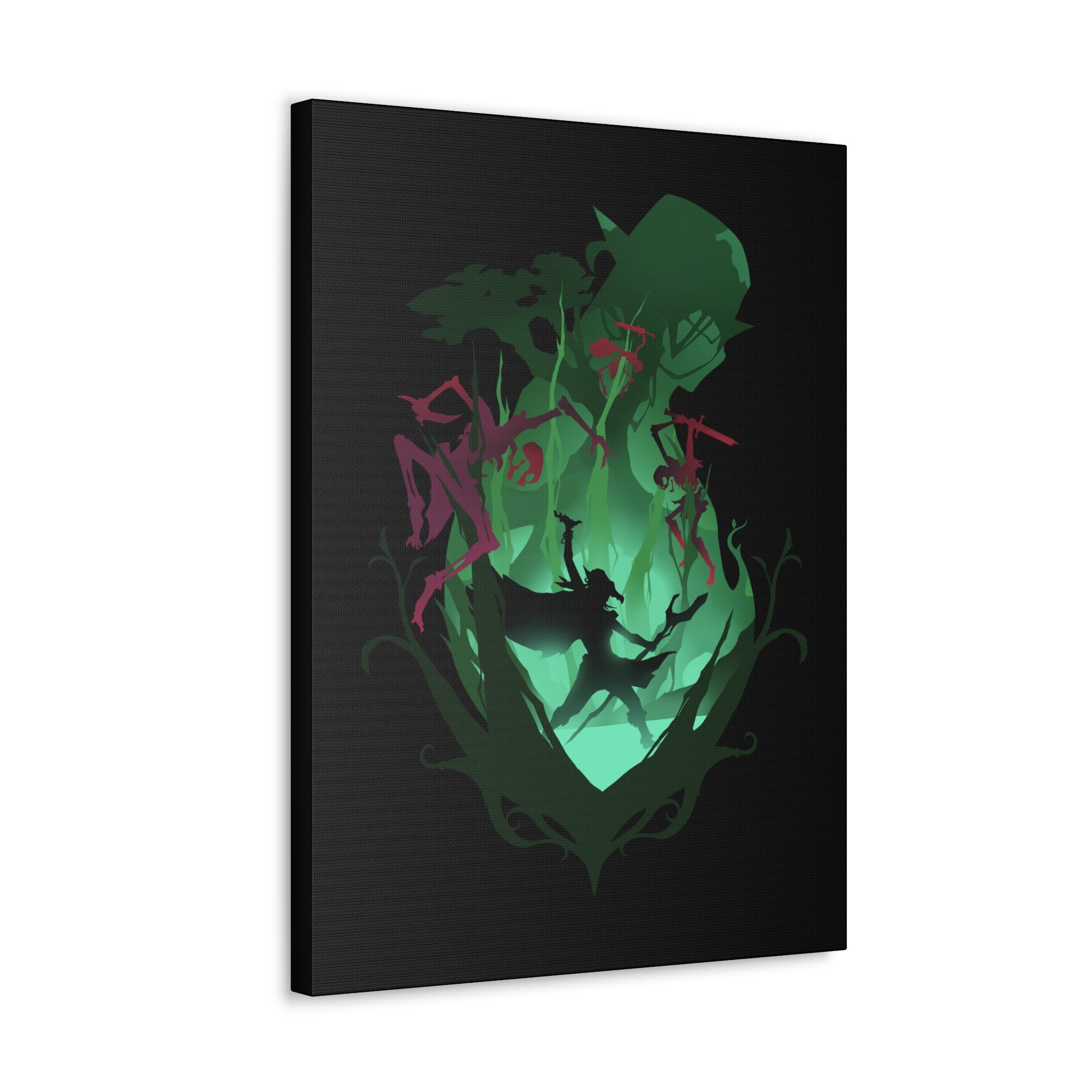 DRUID CLASS SILHOUETTE CANVAS GALLERY WRAPS