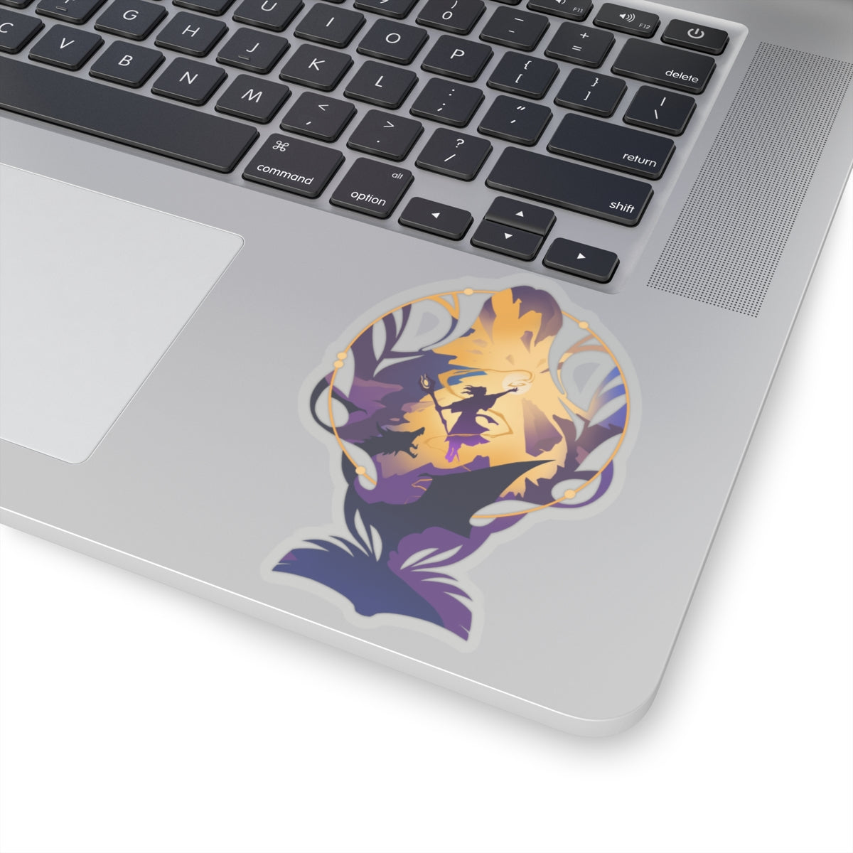 WIZARD CLASS SILHOUETTE KISS-CUT STICKER