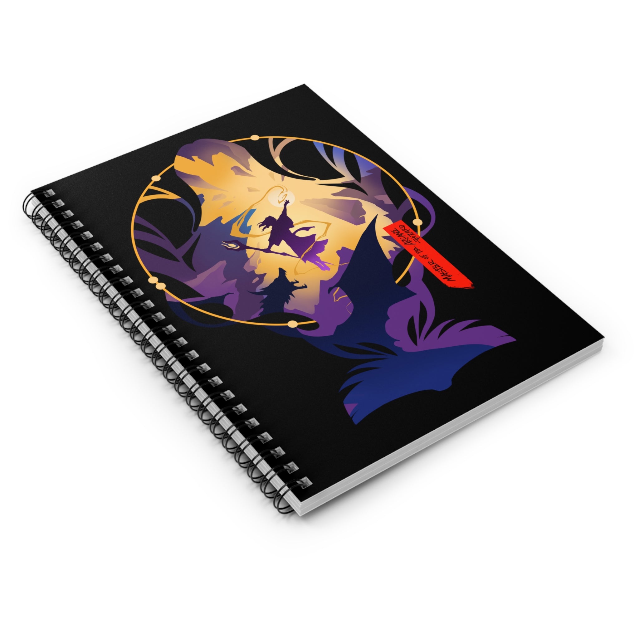 WIZARD CLASS SILHOUETTE CAMPAIGN JOURNAL SPIRAL NOTEBOOK