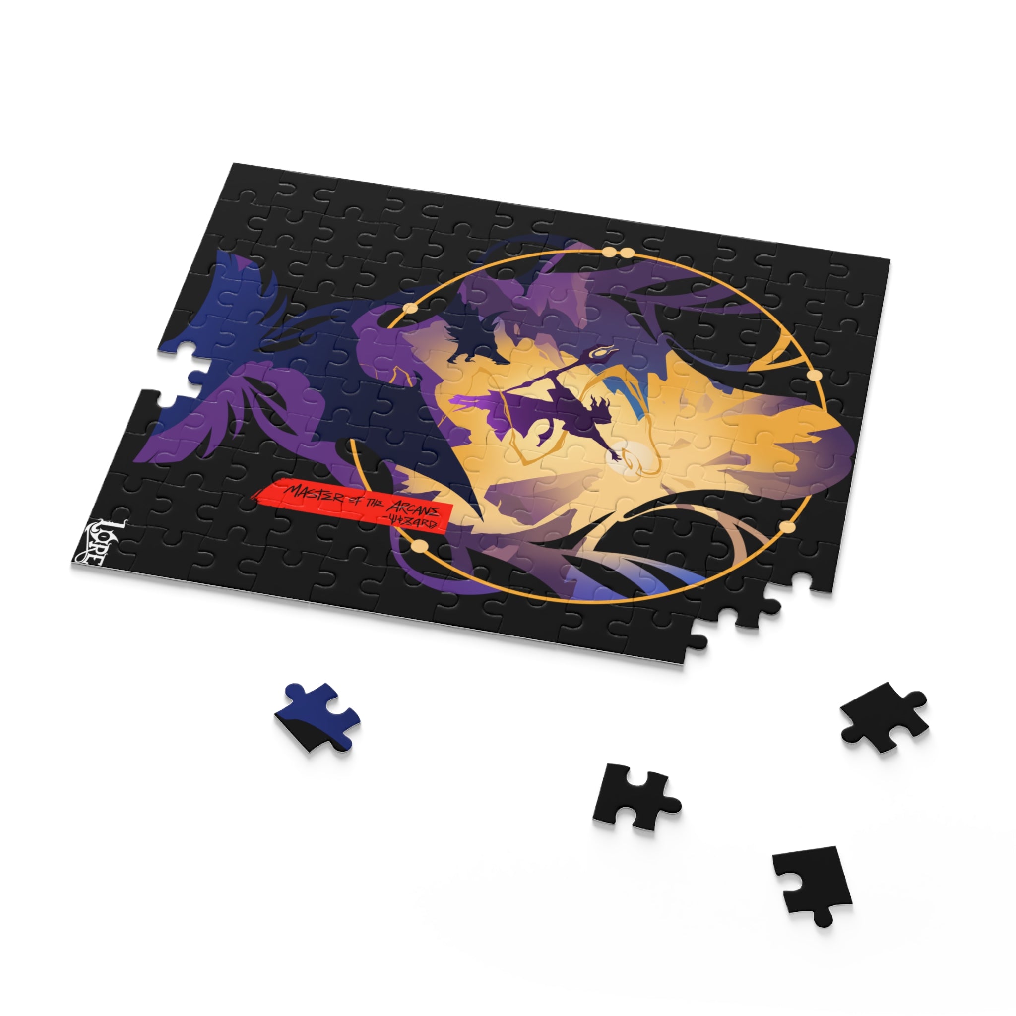 WIZARD CLASS SILHOUETTE PUZZLE (120, 252, 500-PIECE)