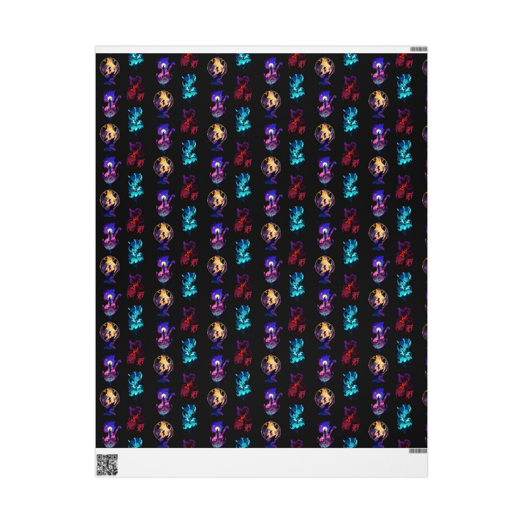 SPELLCASTER CLASS SILHOUETTE WRAPPING PAPER