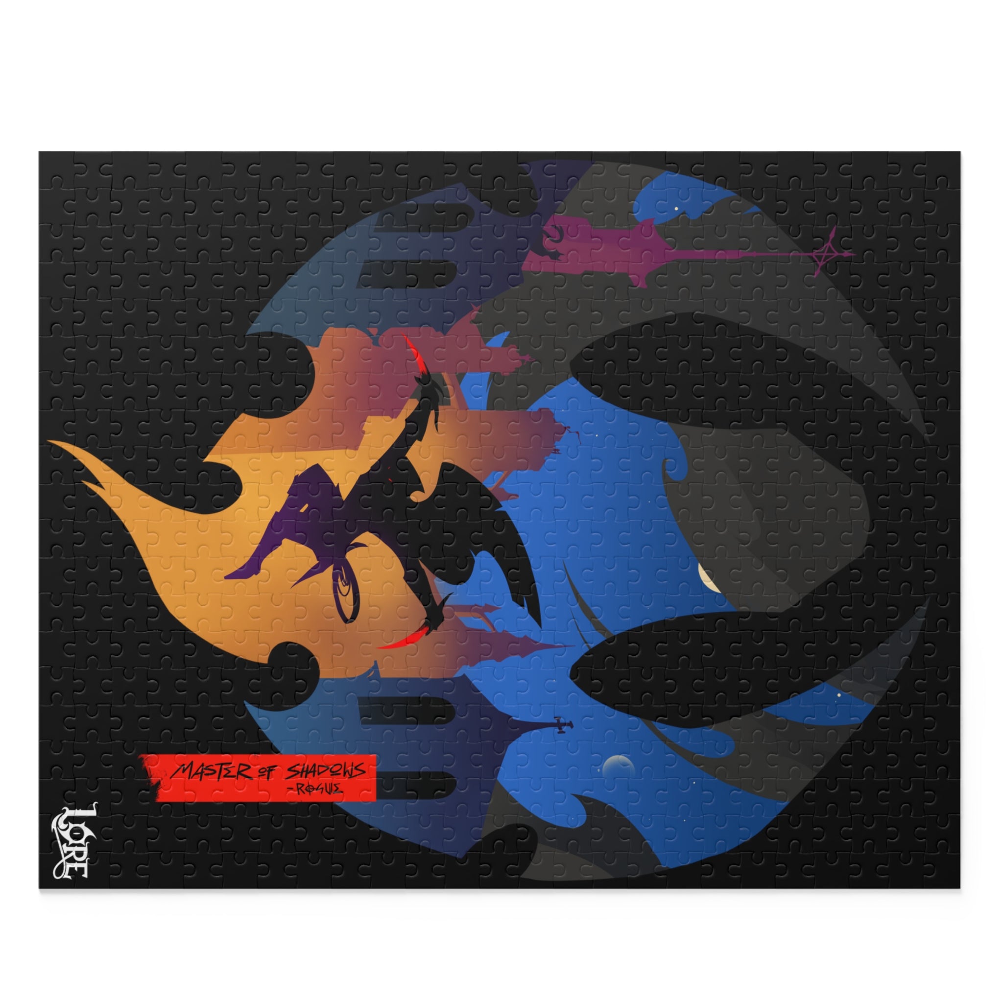 ROGUE CLASS SILHOUETTE PUZZLE (120, 252, 500-PIECE)