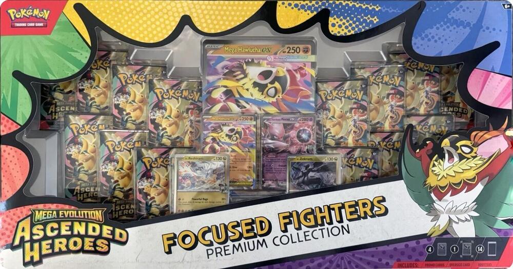 Ascended Heroes Focused Fighters Premium Collection (Sam's Club) - ME: Ascended Heroes (ASC