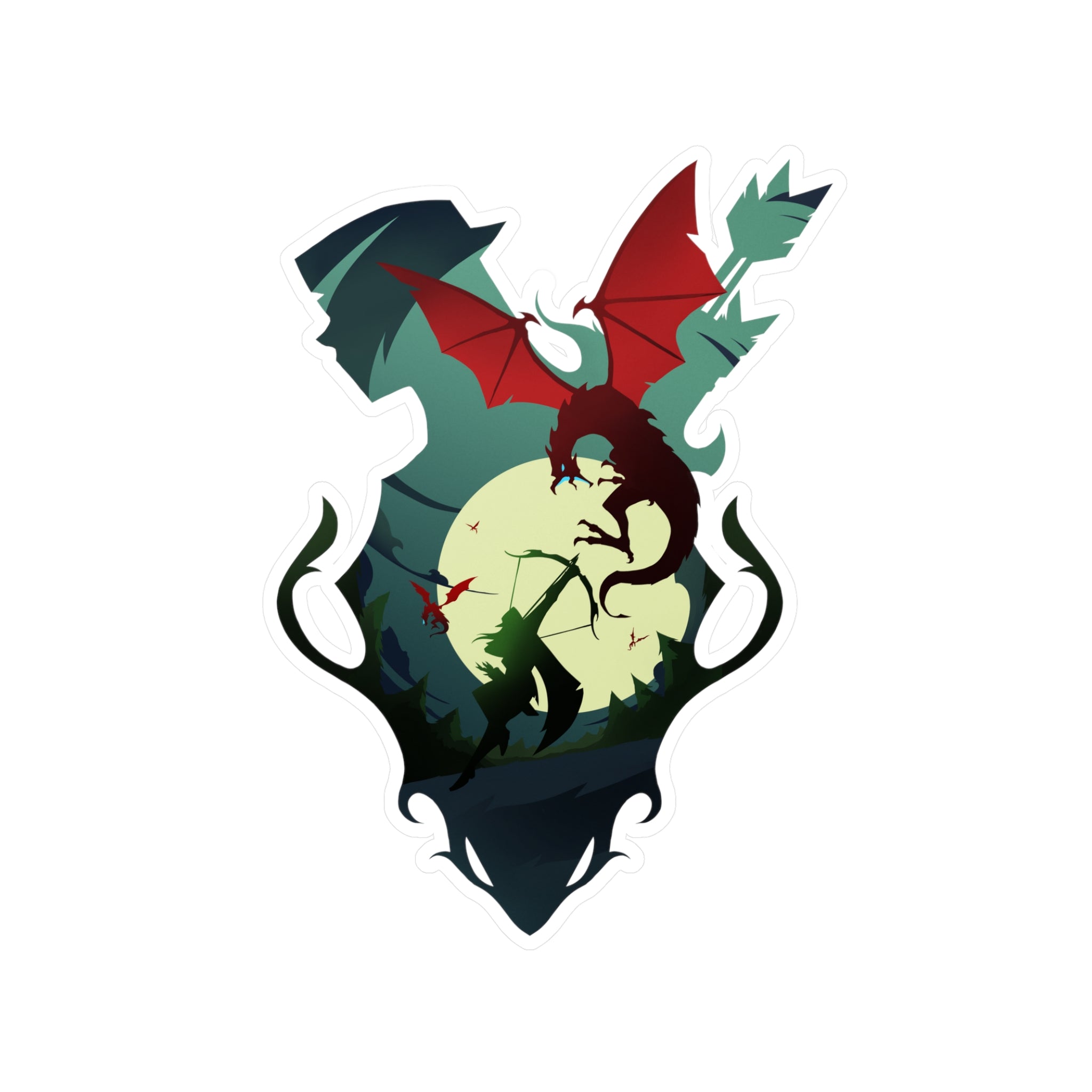 RANGER CLASS SILHOUETTE KISS-CUT VINYL DECAL