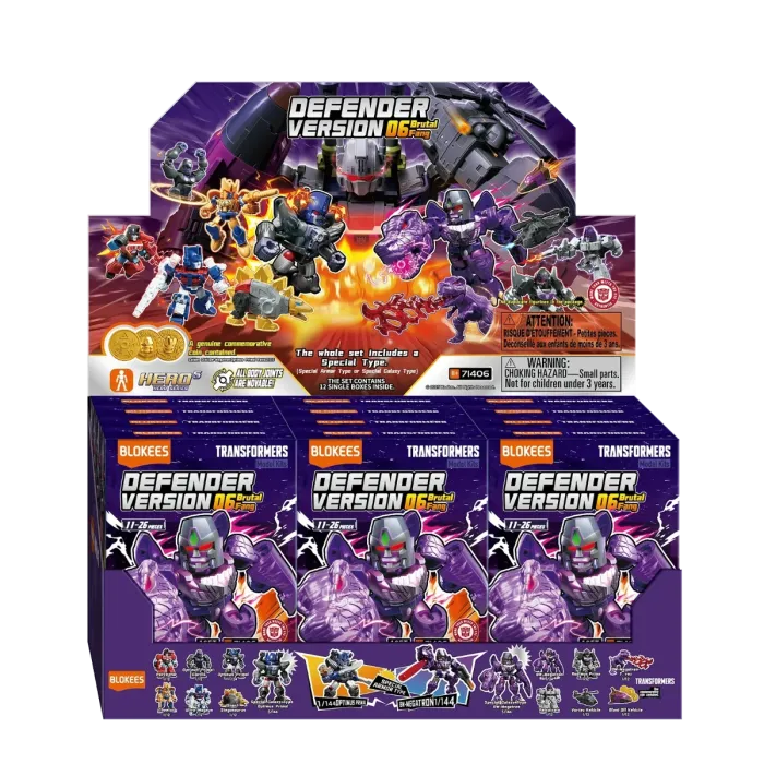Blokees: Transformers - Defender Version 06 Brutal Fang - BLIND BOX