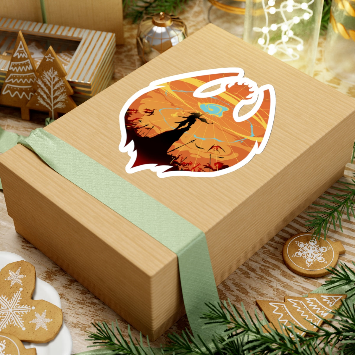 CLERIC CLASS SILHOUETTE KISS-CUT STICKER