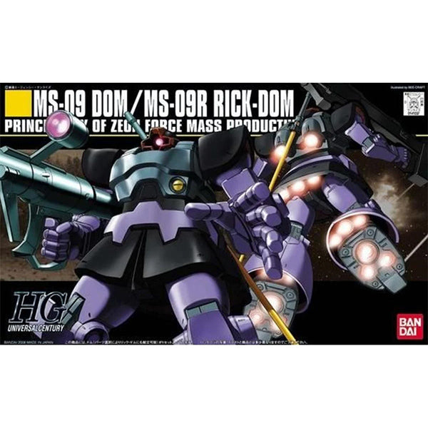 Gundam Model Kit: HGUC Mobile Suit Gundam- 1/144 #59 Dom/Rick-Dom