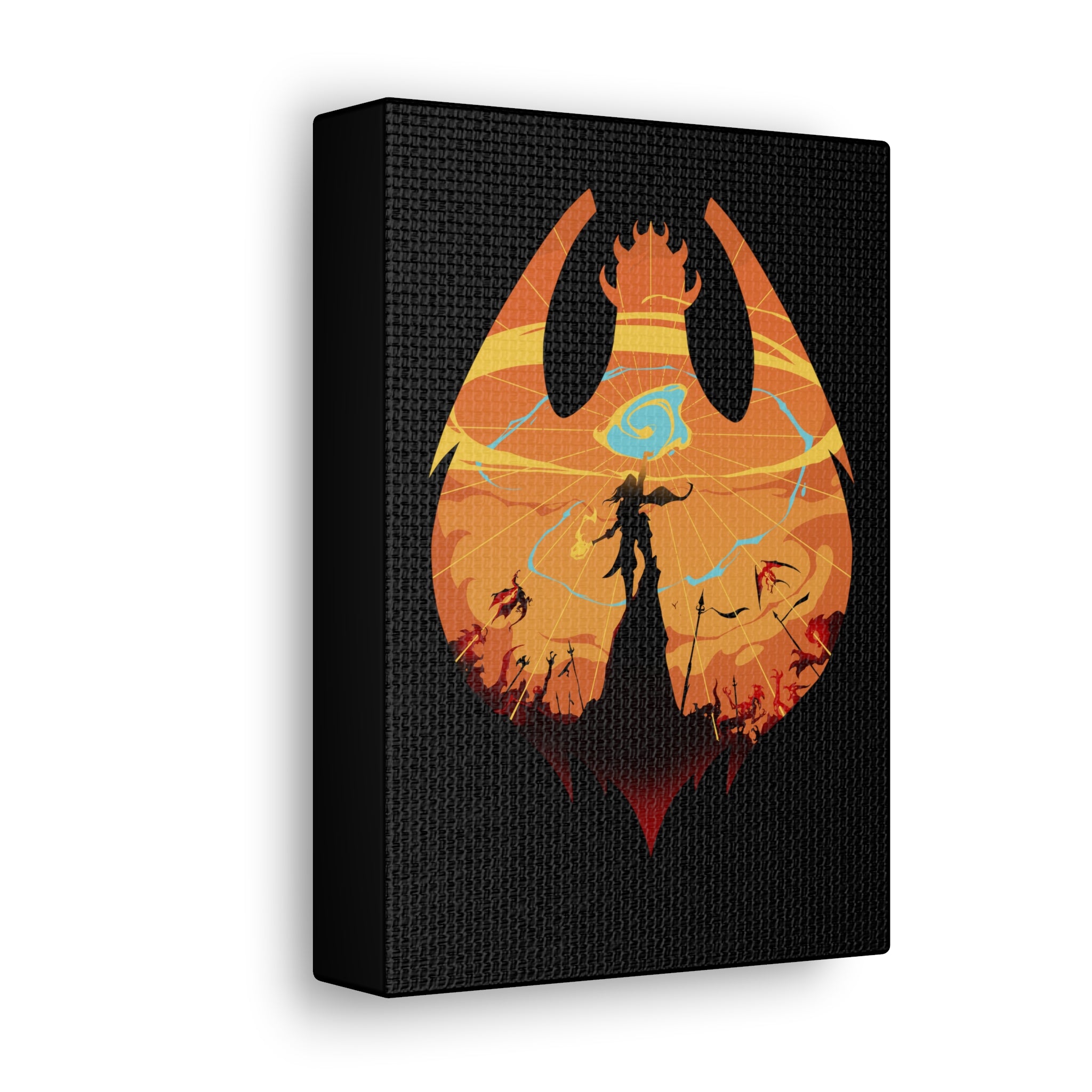 CLERIC CLASS SILHOUETTE CANVAS GALLERY WRAPS