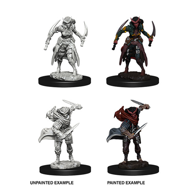 D&D Nolzur's Marvelous Miniatures: Unpainted Minis- Wave 7- Tiefling Female Rogue