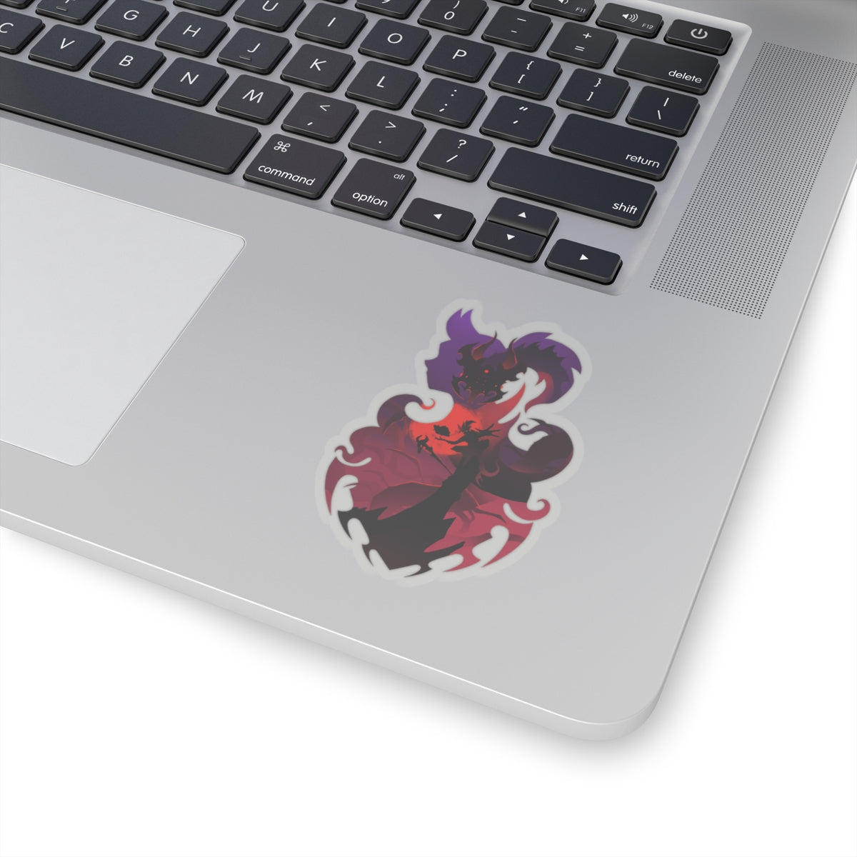 WARLOCK CLASS SILHOUETTE KISS-CUT STICKER