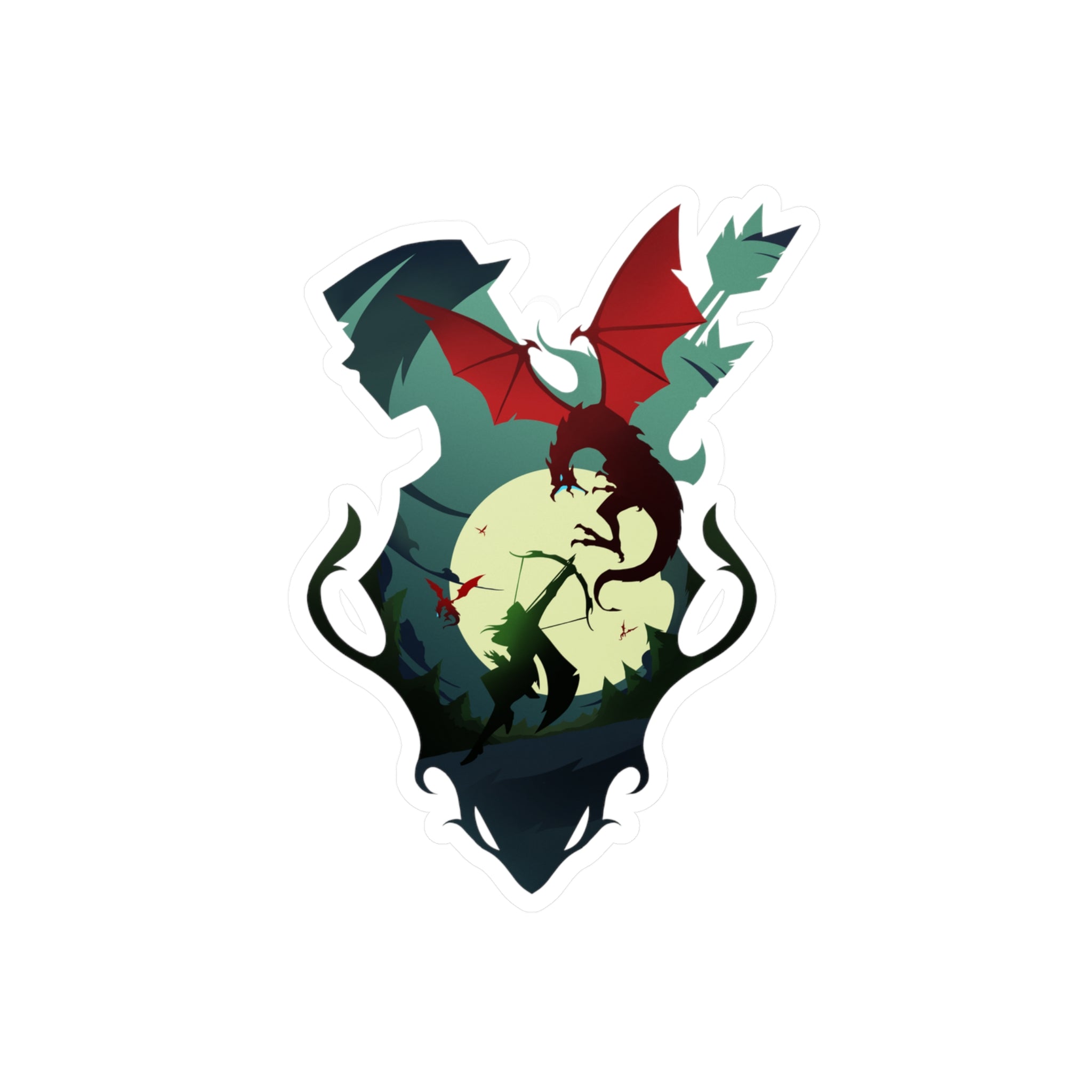 RANGER CLASS SILHOUETTE KISS-CUT VINYL DECAL