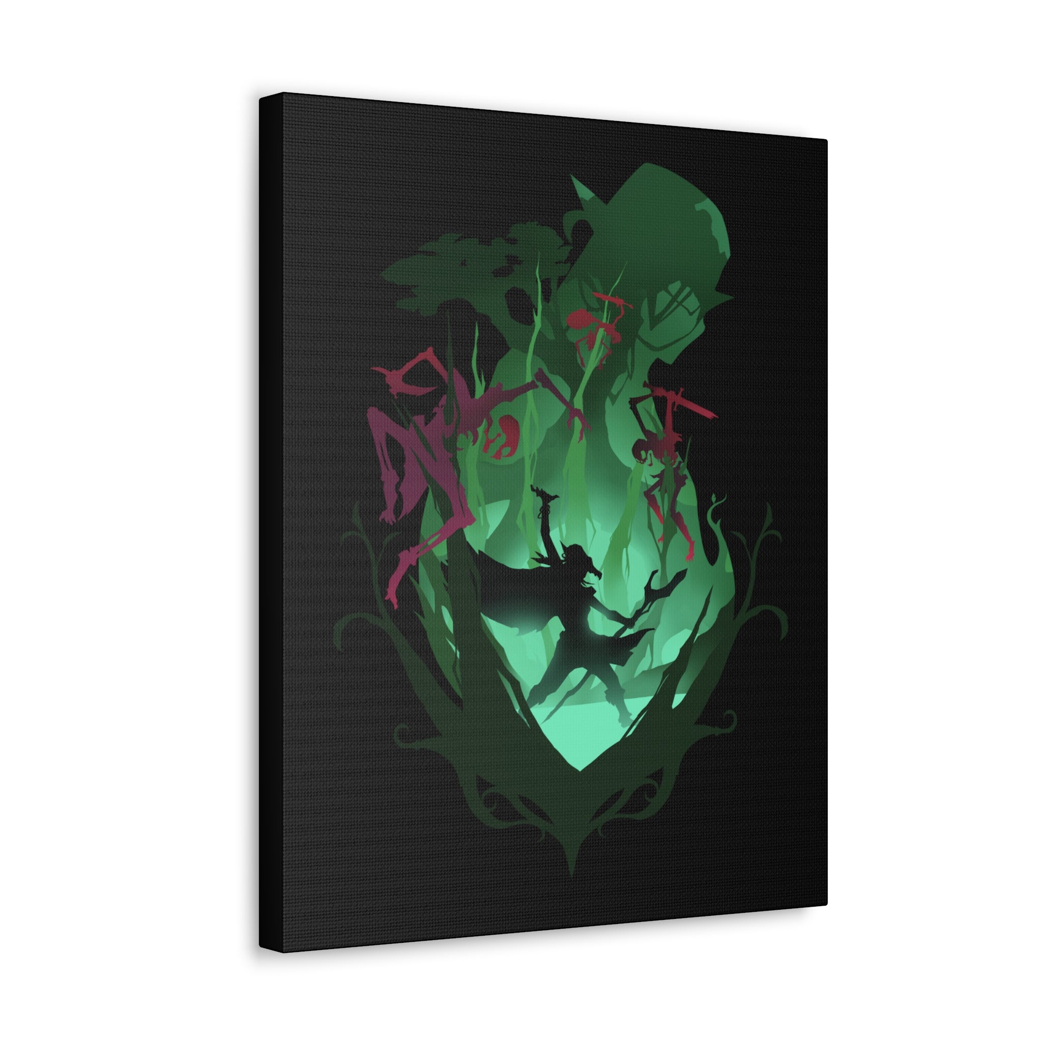 DRUID CLASS SILHOUETTE CANVAS GALLERY WRAPS