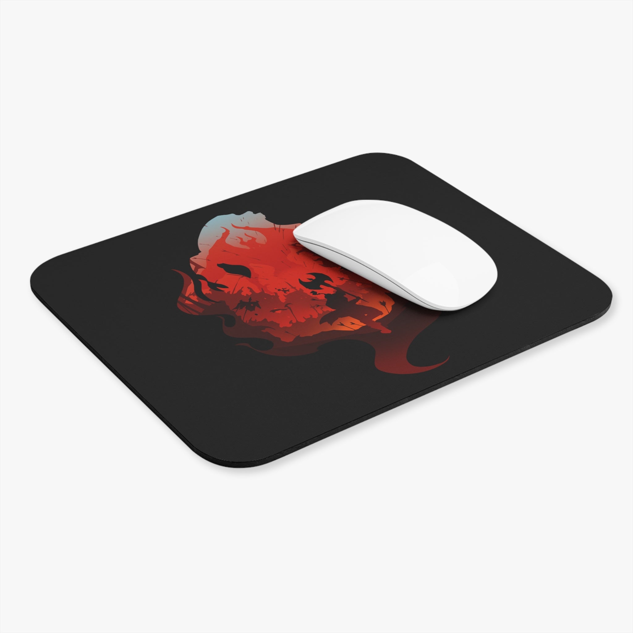 BARBARIAN SILHOUETTE RECTANGLER MOUSE PAD