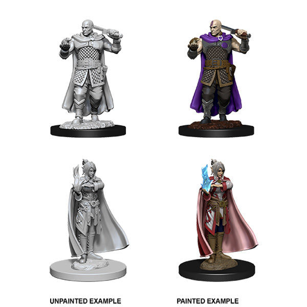 D&D Nolzur's Marvelous Miniatures: Unpainted Minis- Wave 8- Human Ranger & Moon Elf Sorcerer