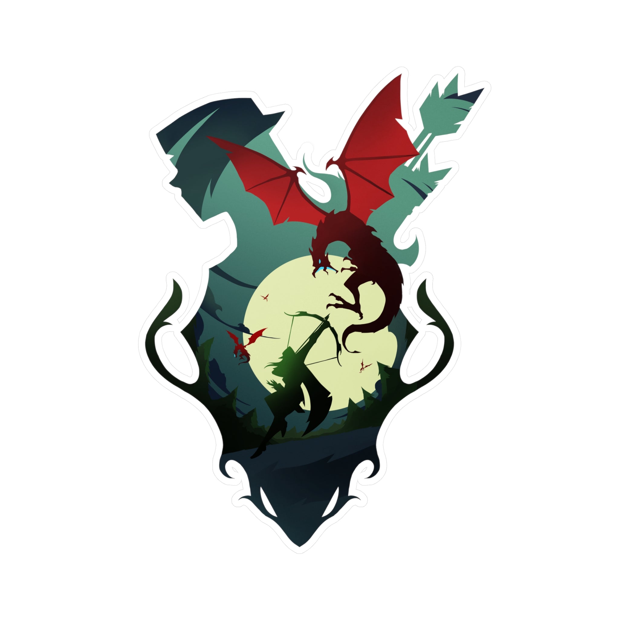 RANGER CLASS SILHOUETTE KISS-CUT VINYL DECAL