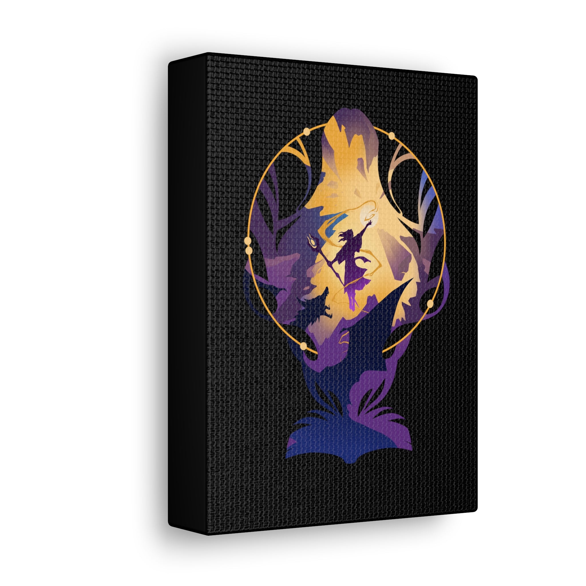 WIZARD CLASS SILHOUETTE CANVAS GALLERY WRAPS