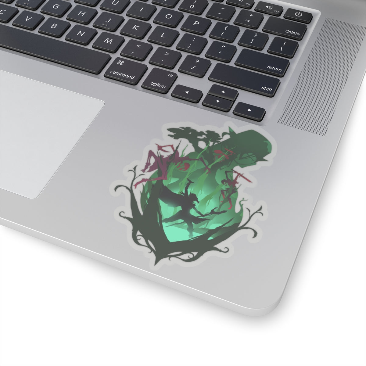 DRUID CLASS SILHOUETTE KISS-CUT STICKER