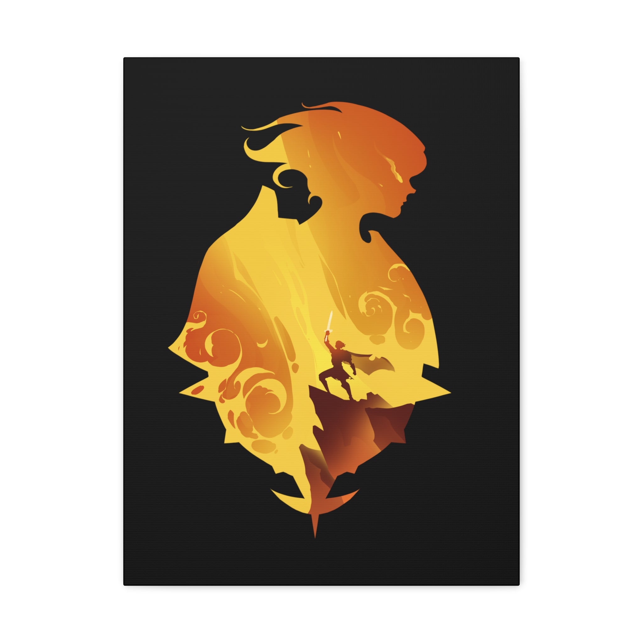 PALADIN CLASS SILHOUETTE CANVAS GALLERY WRAPS