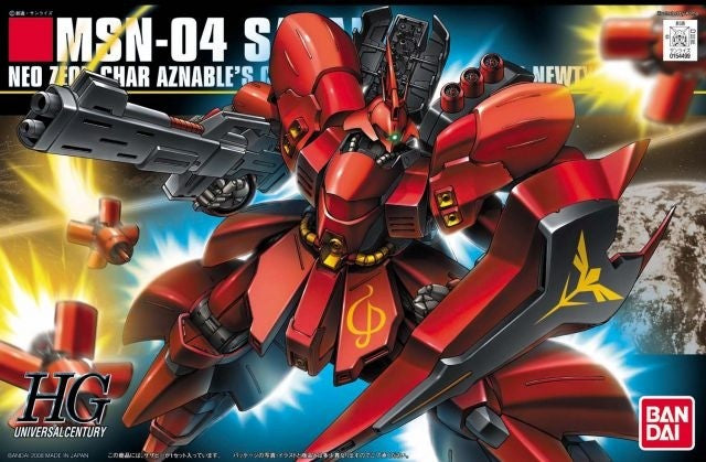 #88 MSN-04 Sazabi "Char's Counterattack", Bandai HGUC (Gundam Model Kit)