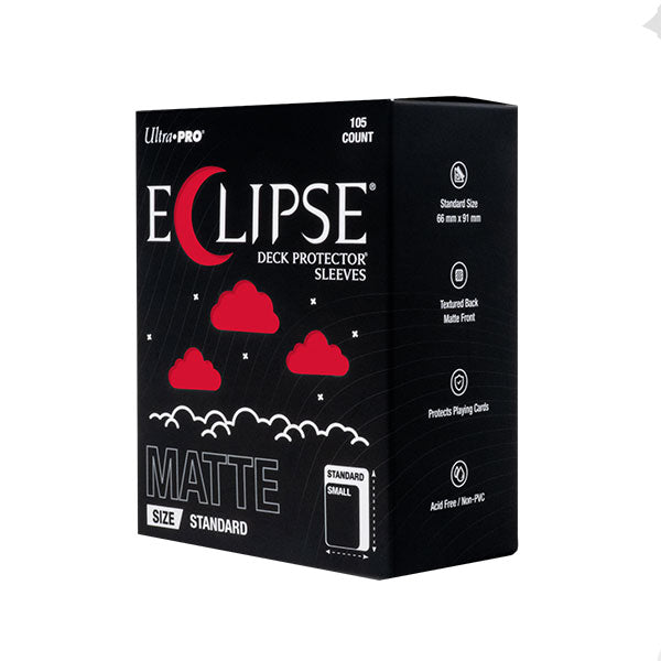 Card Sleeves: UltraPro Eclipse Standard Matte | Apple Red (105 ct)