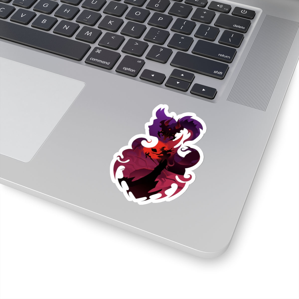 WARLOCK CLASS SILHOUETTE KISS-CUT STICKER