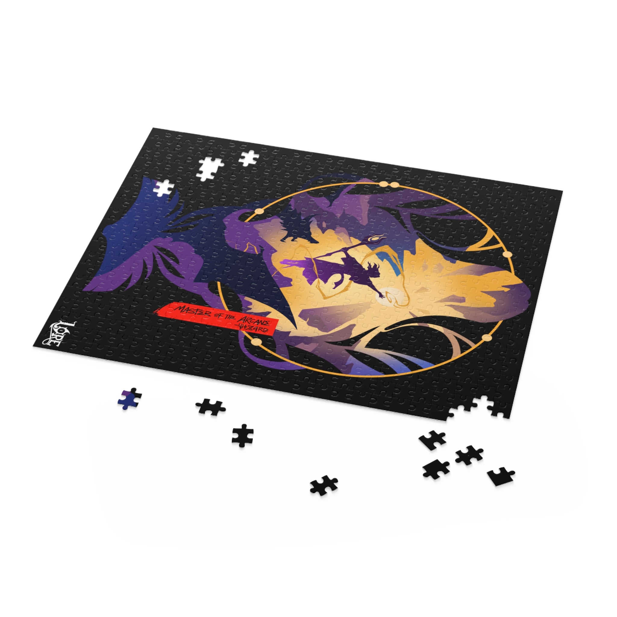 WIZARD CLASS SILHOUETTE PUZZLE (120, 252, 500-PIECE)