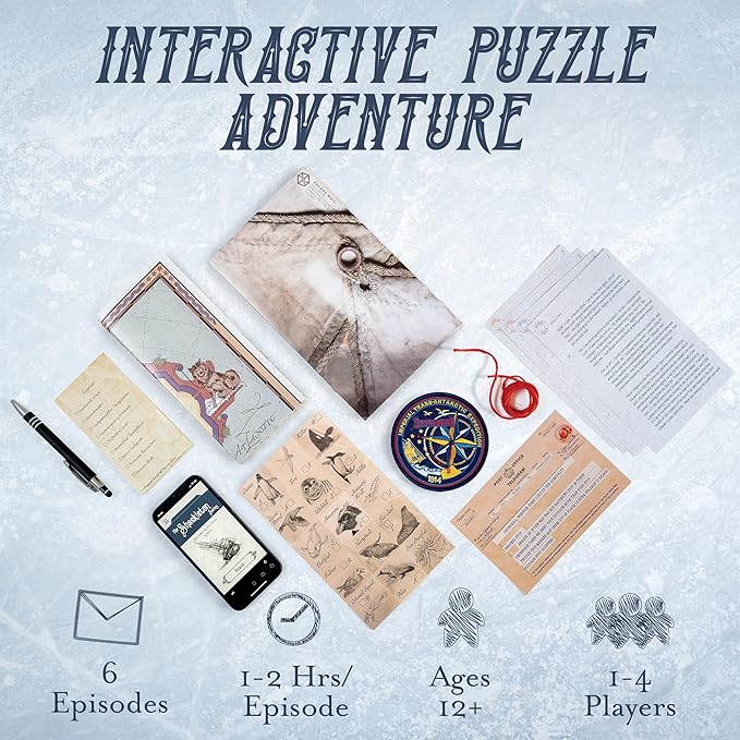 Board Games: Escape Mail The Shackleton Series, Interactive Puzzle Adventure Episode 1/6