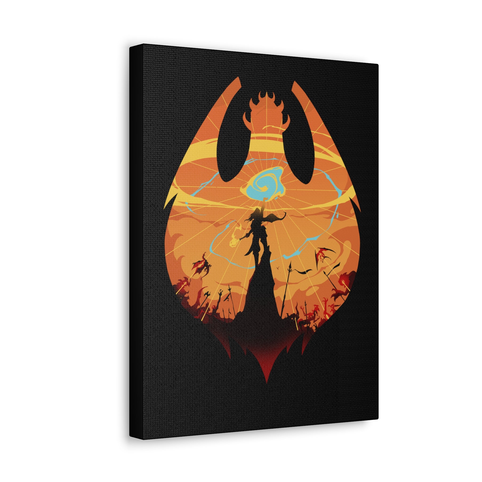 CLERIC CLASS SILHOUETTE CANVAS GALLERY WRAPS