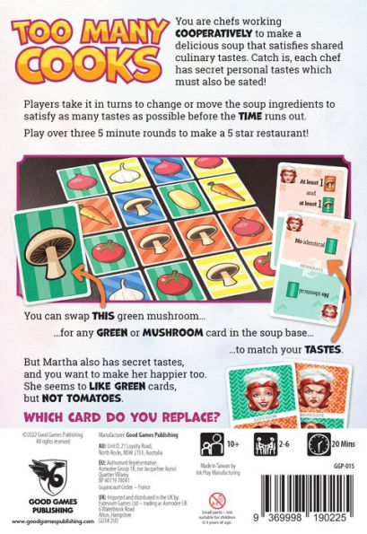 Board Game: Too Many Cooks