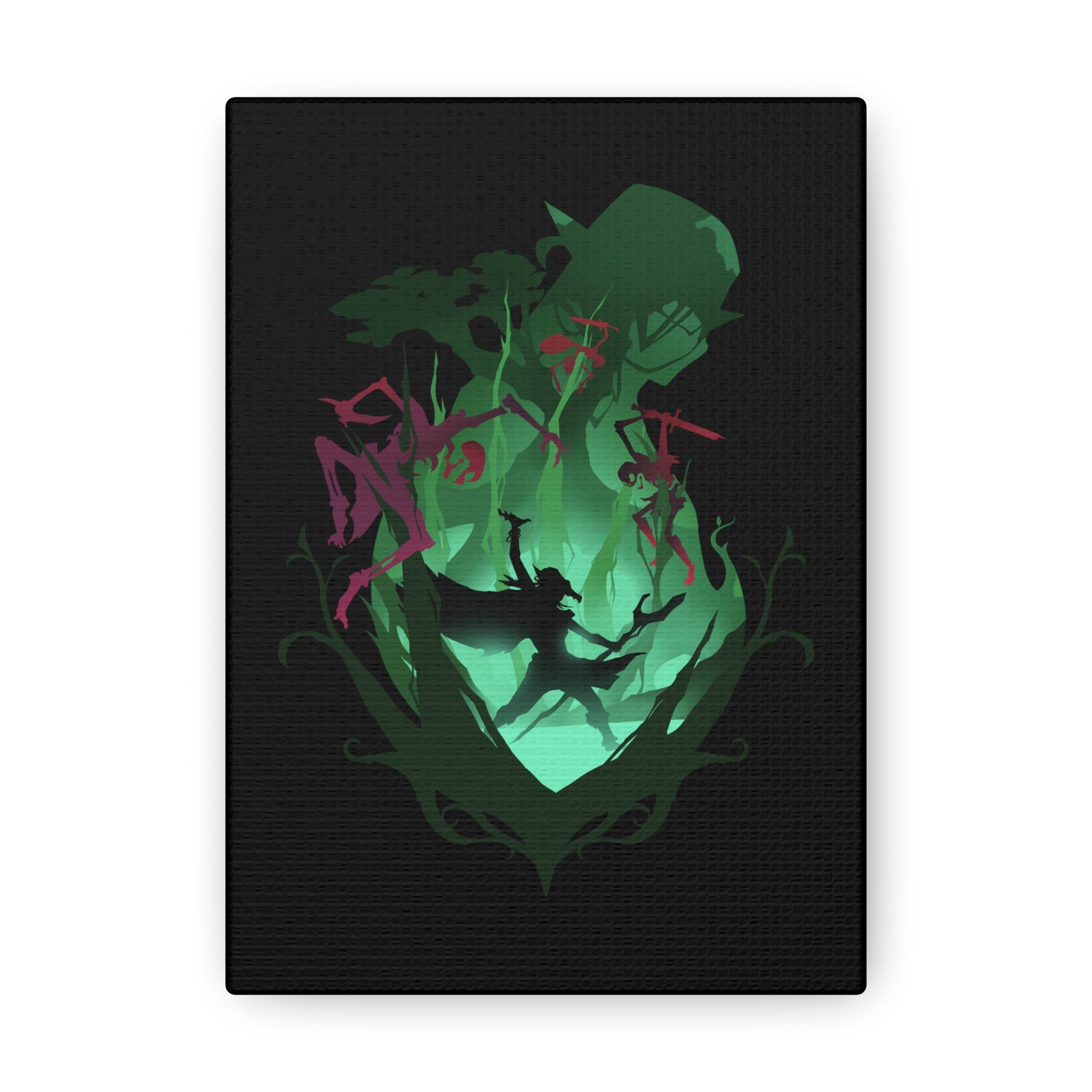 DRUID CLASS SILHOUETTE CANVAS GALLERY WRAPS