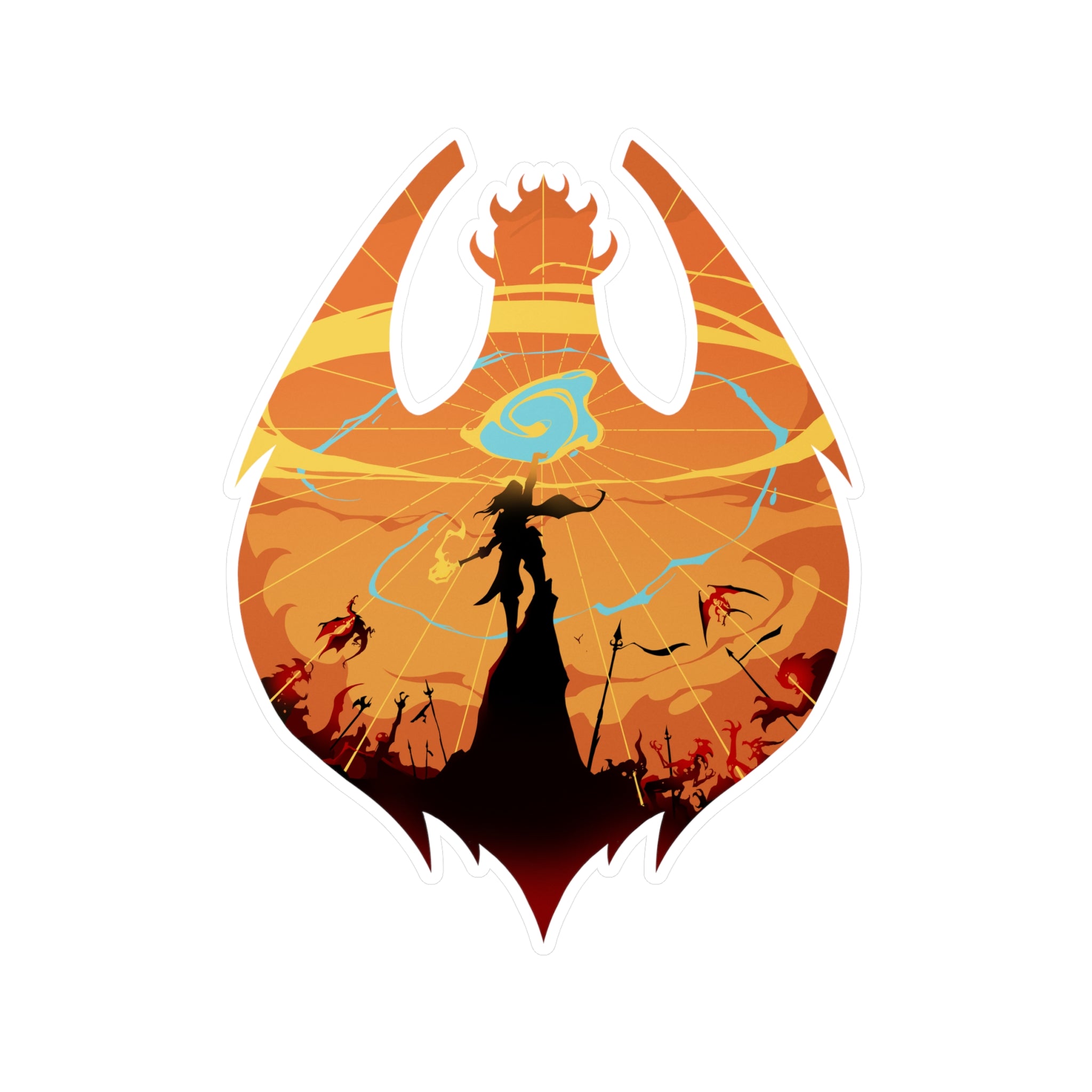 CLERIC CLASS SILHOUETTE KISS-CUT VINYL DECAL