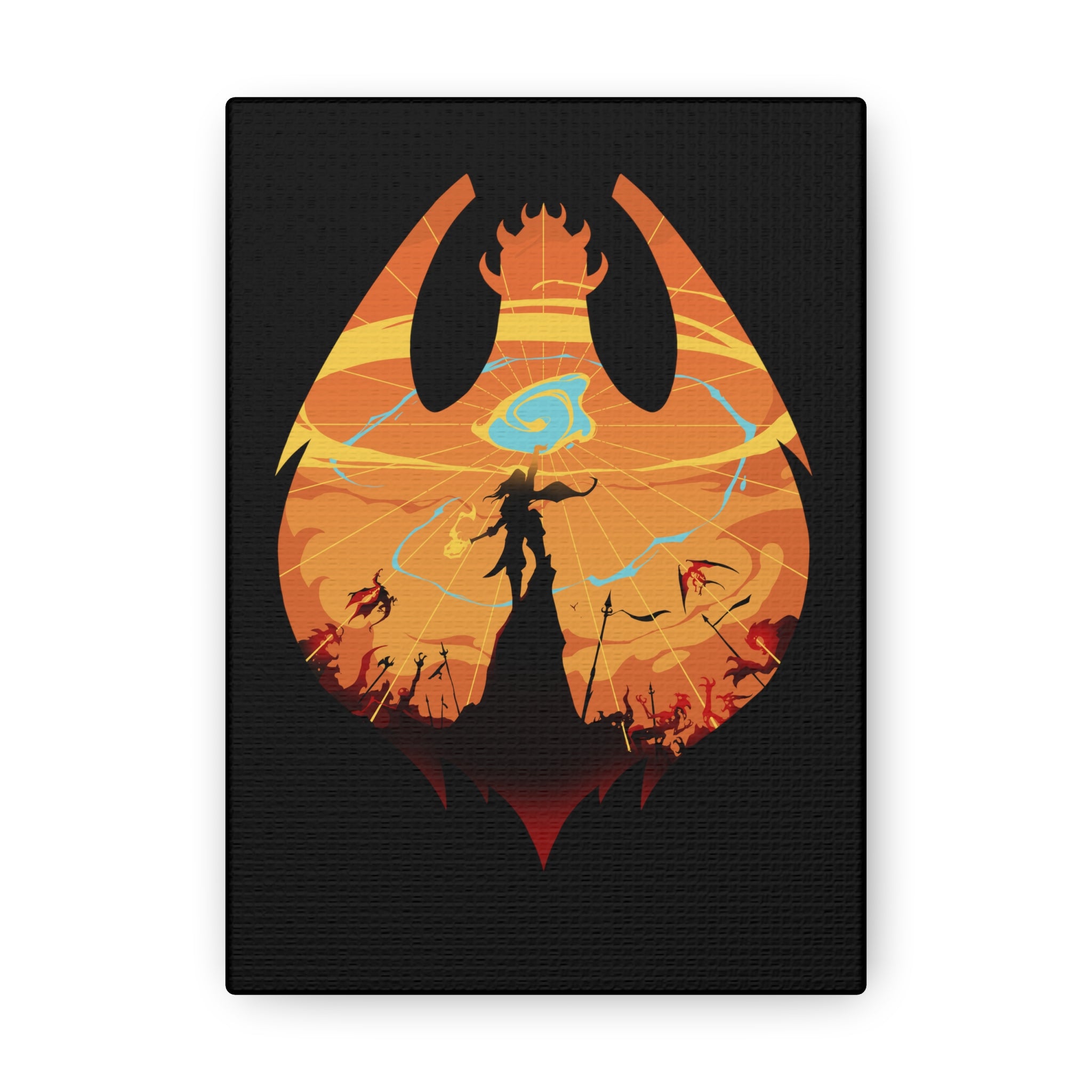 CLERIC CLASS SILHOUETTE CANVAS GALLERY WRAPS