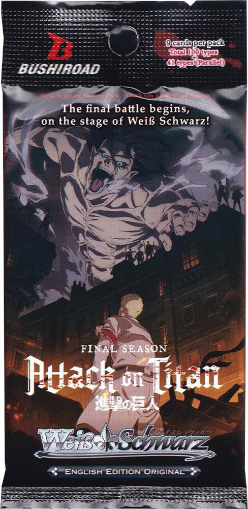Weiss Schwarz: Attack On Titan: Final Season (AOT3) - Booster Pack