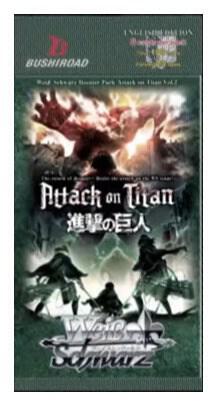 Weiss Schwarz: Attack on Titan Vol. 2 (AOT/S50) - Booster Pack