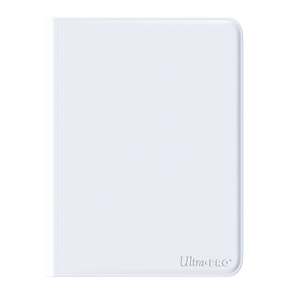 Binder: PRO 9-Pocket Zippered Vivid- White