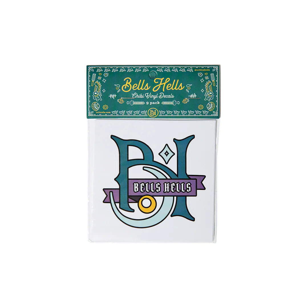 Critical Role: Bells Hells Chibi Vinyl Decal 9-Pack