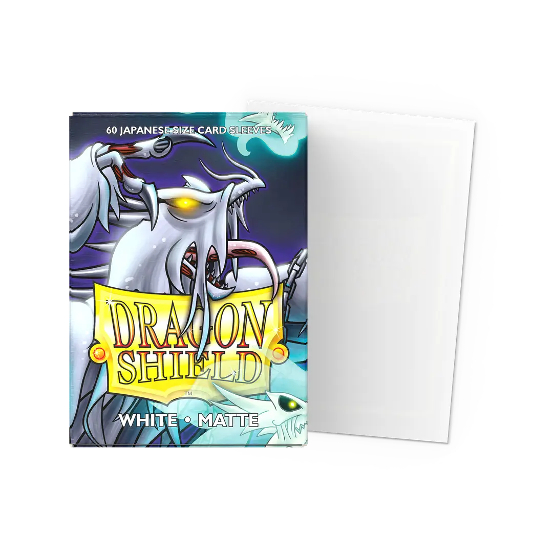 Dragon Shield Sleeves: Japanese - Matte White (60 ct)