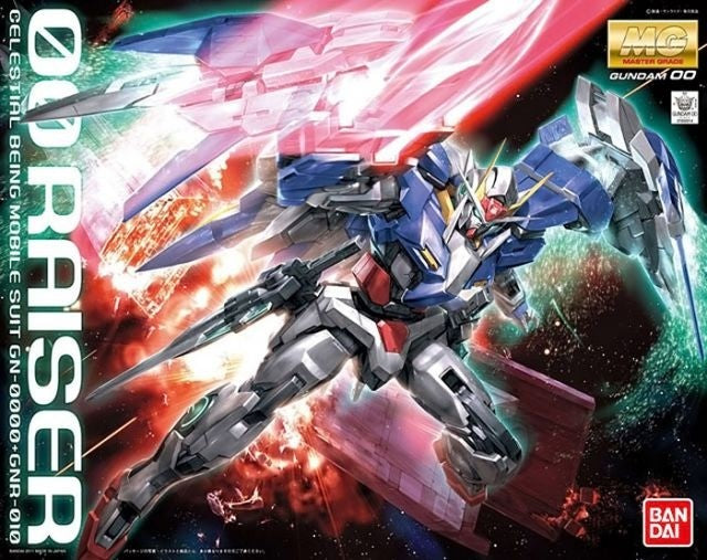 GN-0000 + GNR-010 00 Raiser "Gundam 00", Bandai MG (Gundam Model Kit)