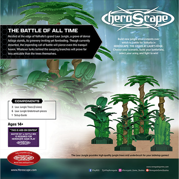 Heroscape: Terrain Expansion- The Grove at Laur's Edge