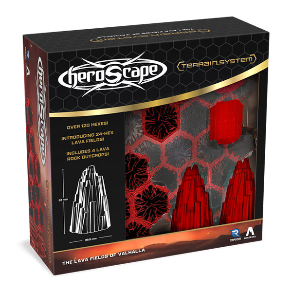Heroscape: Terrain Expansion - The Lava Fields of Valhalla