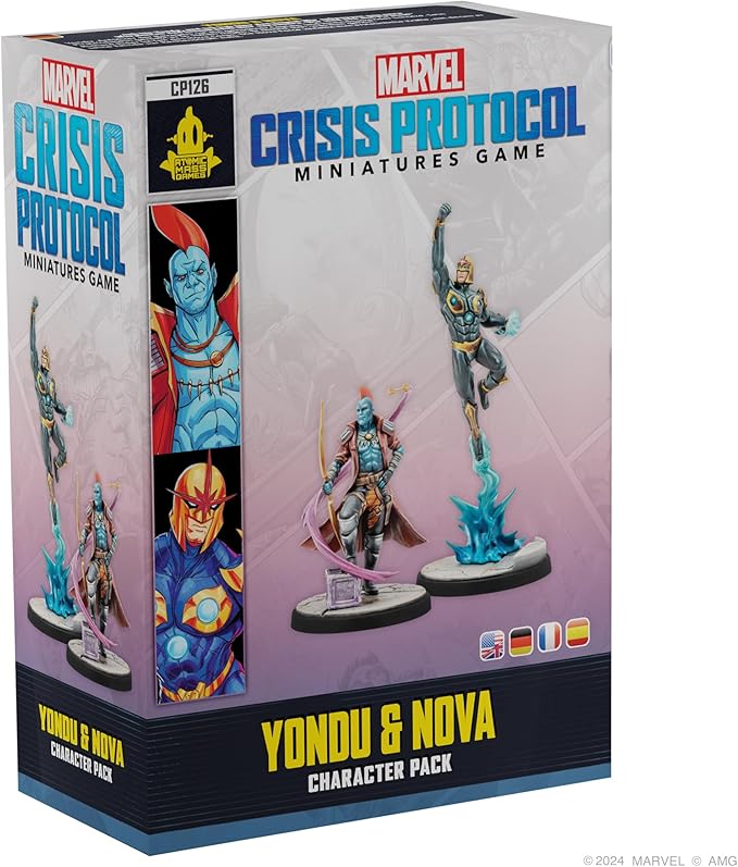 Marvel: Crisis Protocol Nova & Yondu Character Pack - Expand Your Guardians of The Galaxy Team!