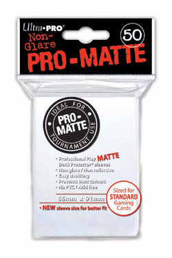 Deck Protectors: PRO-Matte- Solid White ( 50)
